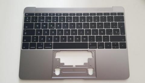 Teclado Topcase Mac Book Pro Retina 12 A1534 2015-2016-2017 space gray 